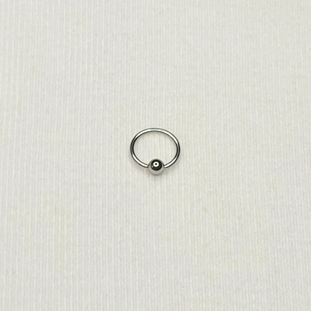 14 Gauge 916 Implant Grade Captive Bead Ring